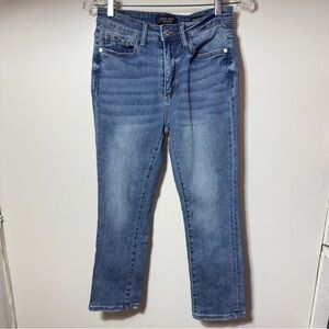 Judy Blue Skinny Fit Capri Medium Washed Denim Women Size 27